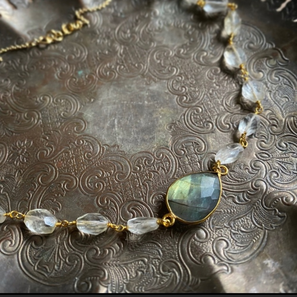 Labradorite necklace